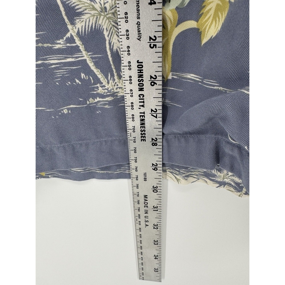 Tommy Bahama Hawaiian Shirt Men's Size L 100% Silk Floral Tropical Beach Aloha - Picture 7 of 9